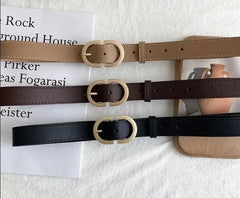 Elegant Leather Fashion Belt