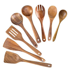 7-Piece Wooden Kitchen Utensil Set