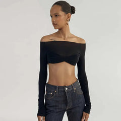 Mesh Crop Top Summer Fashion