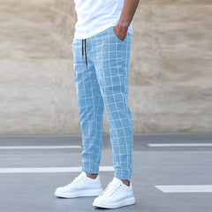 Men’s Plaid Print Pants