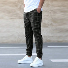 Men’s Plaid Print Pants